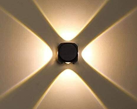    			SPARKWORLD Black Up & Down Light Lamp ( Pack of 1 )