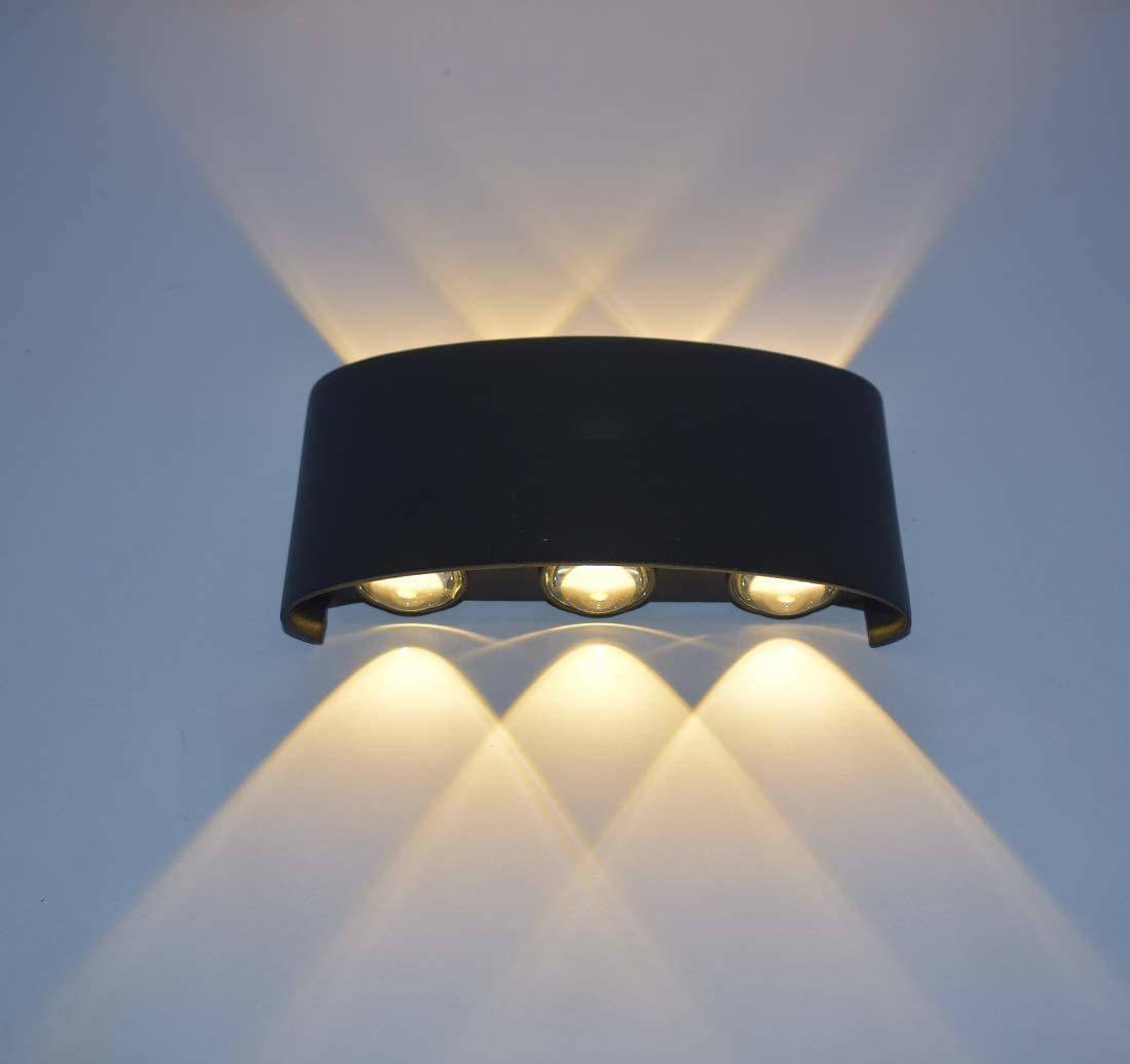     			SPARKWORLD Black Up & Down Light Lamp ( Pack of 1 )
