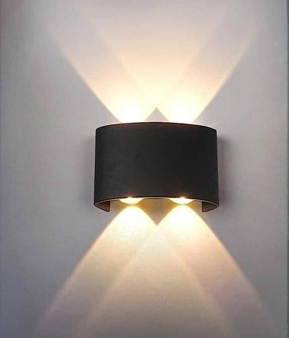     			SPARKWORLD Black Up & Down Light Lamp ( Pack of 1 )