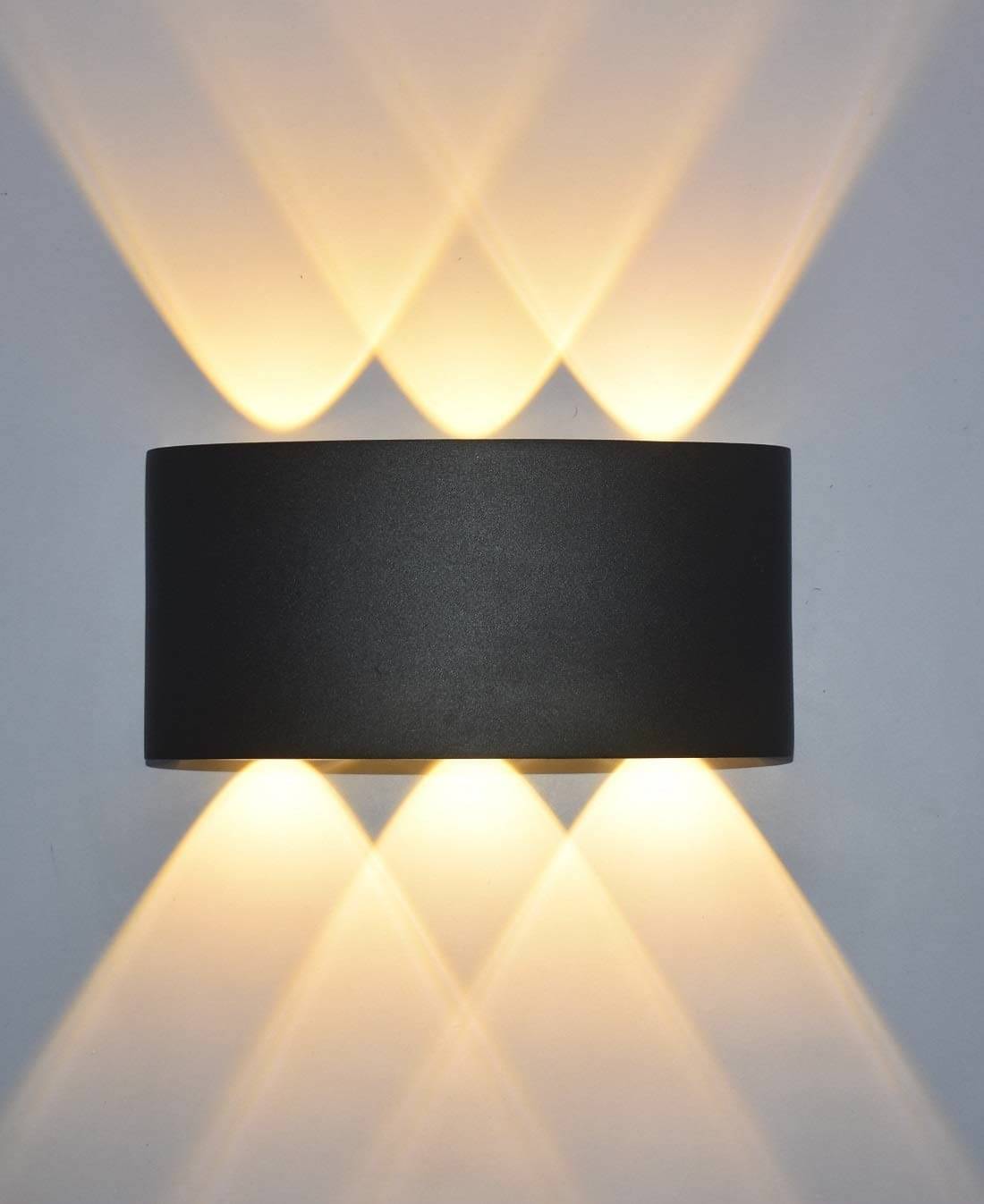     			SPARKWORLD Black Up & Down Light Lamp ( Pack of 1 )