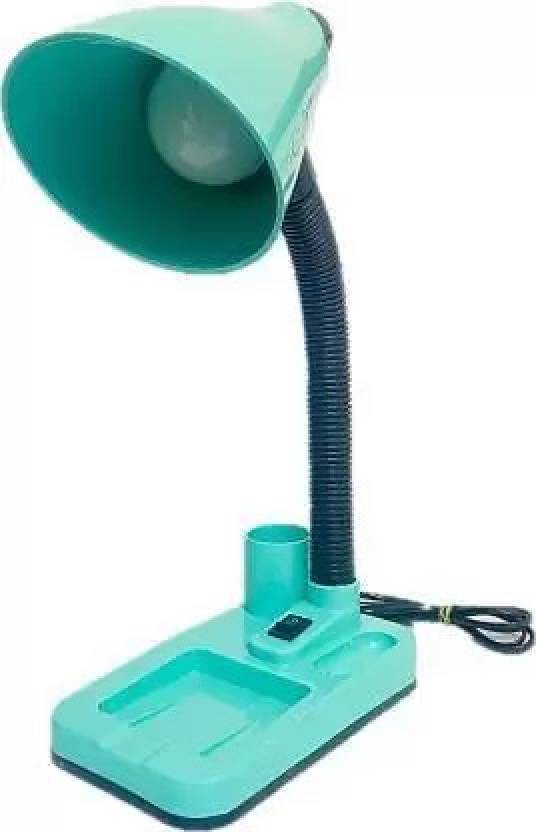     			SPARKWORLD Green Study Table Lamp ( Pack of 1 )