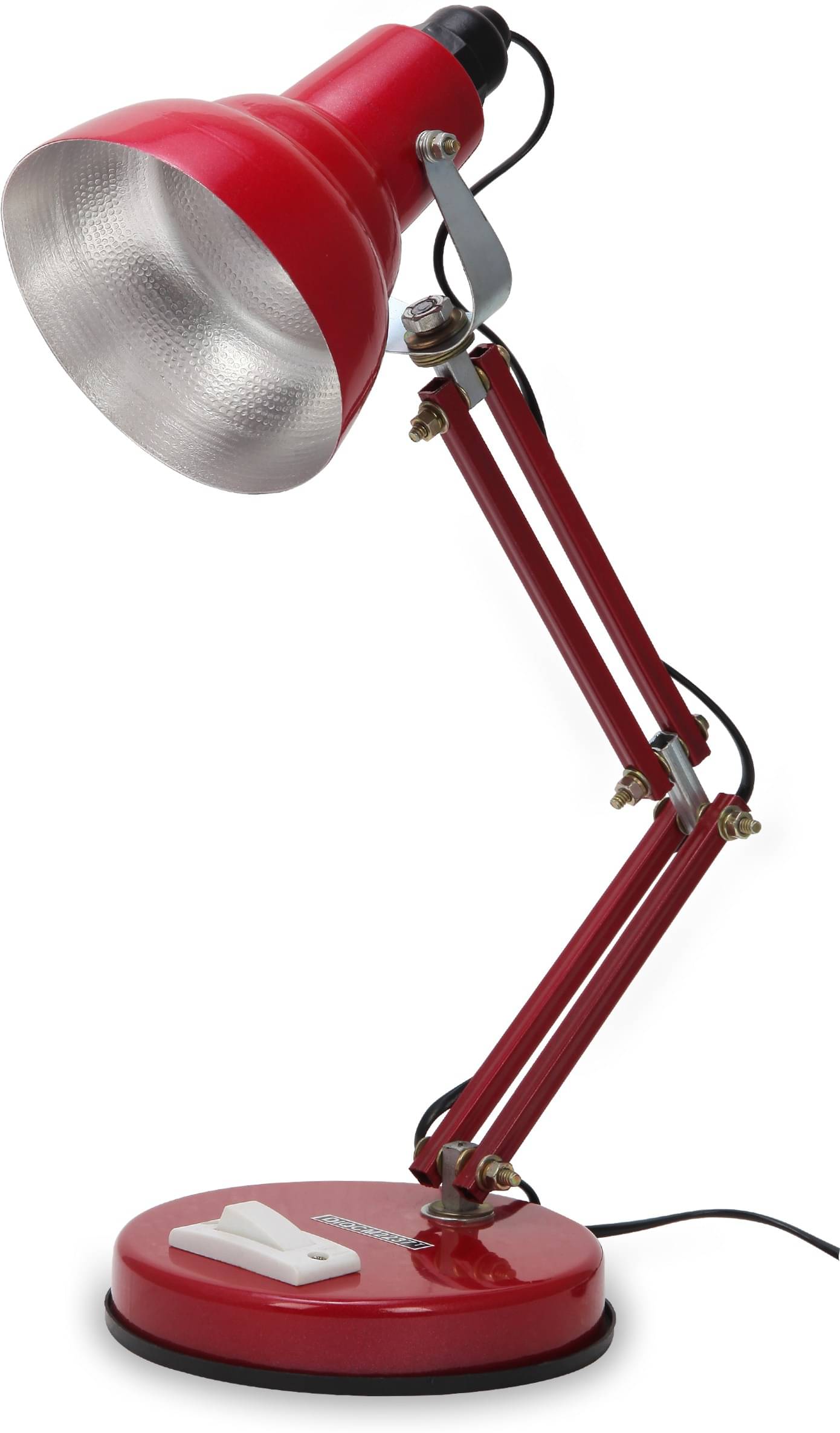SPARKWORLD Red Study Table Lamp ( Pack Of 1 ) SPARKWORLD Red Study Table Lamp ( Pack Of 1 )