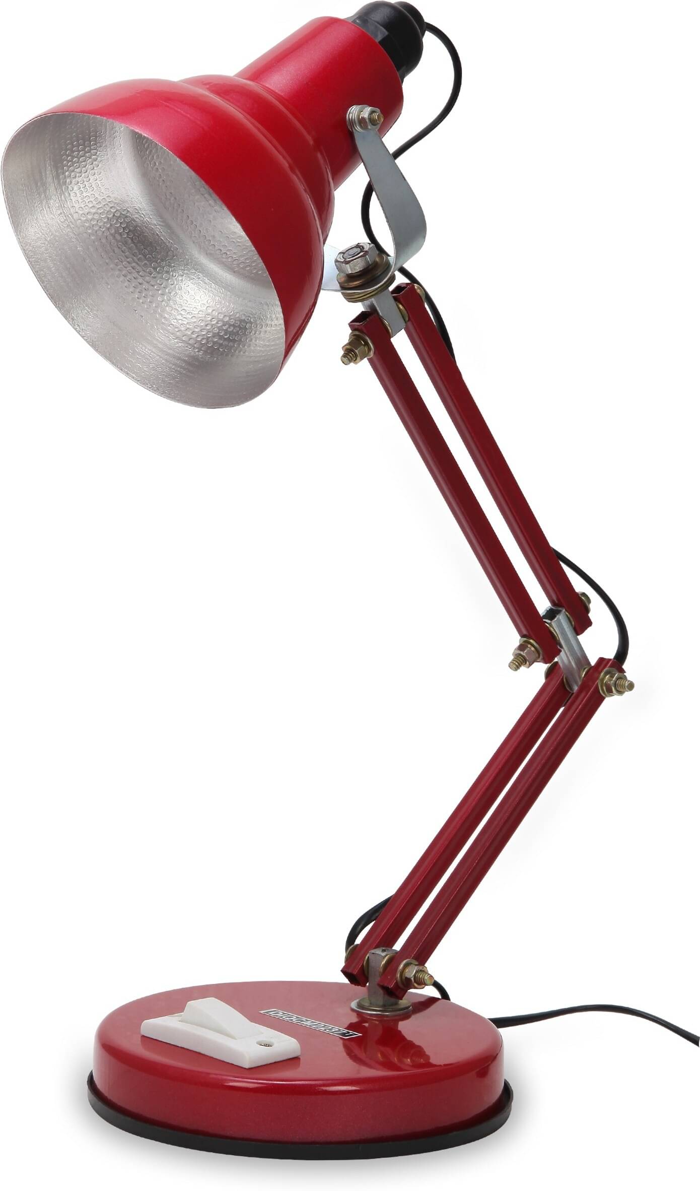 SPARKWORLD Red Study Table Lamp ( Pack Of 1 ) SPARKWORLD Red Study Table Lamp ( Pack Of 1 )
