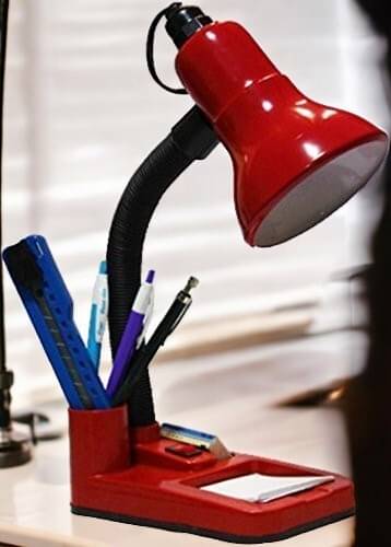     			SPARKWORLD Red Table Lamp ( Pack Of 1 )