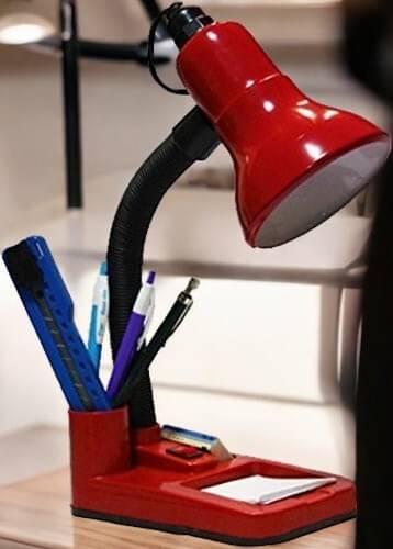     			SPARKWORLD Red Table Lamp ( Pack Of 1 )
