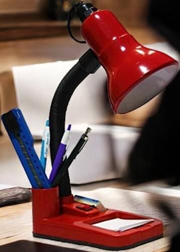     			SPARKWORLD Red Table Lamp ( Pack Of 1 )