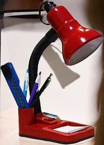     			SPARKWORLD Red Table Lamp ( Pack Of 1 )