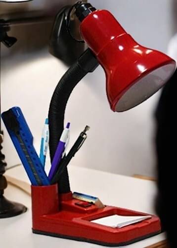     			SPARKWORLD Red Table Lamp ( Pack Of 1 )