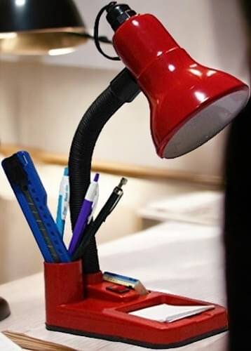     			SPARKWORLD Red Table Lamp ( Pack Of 1 )