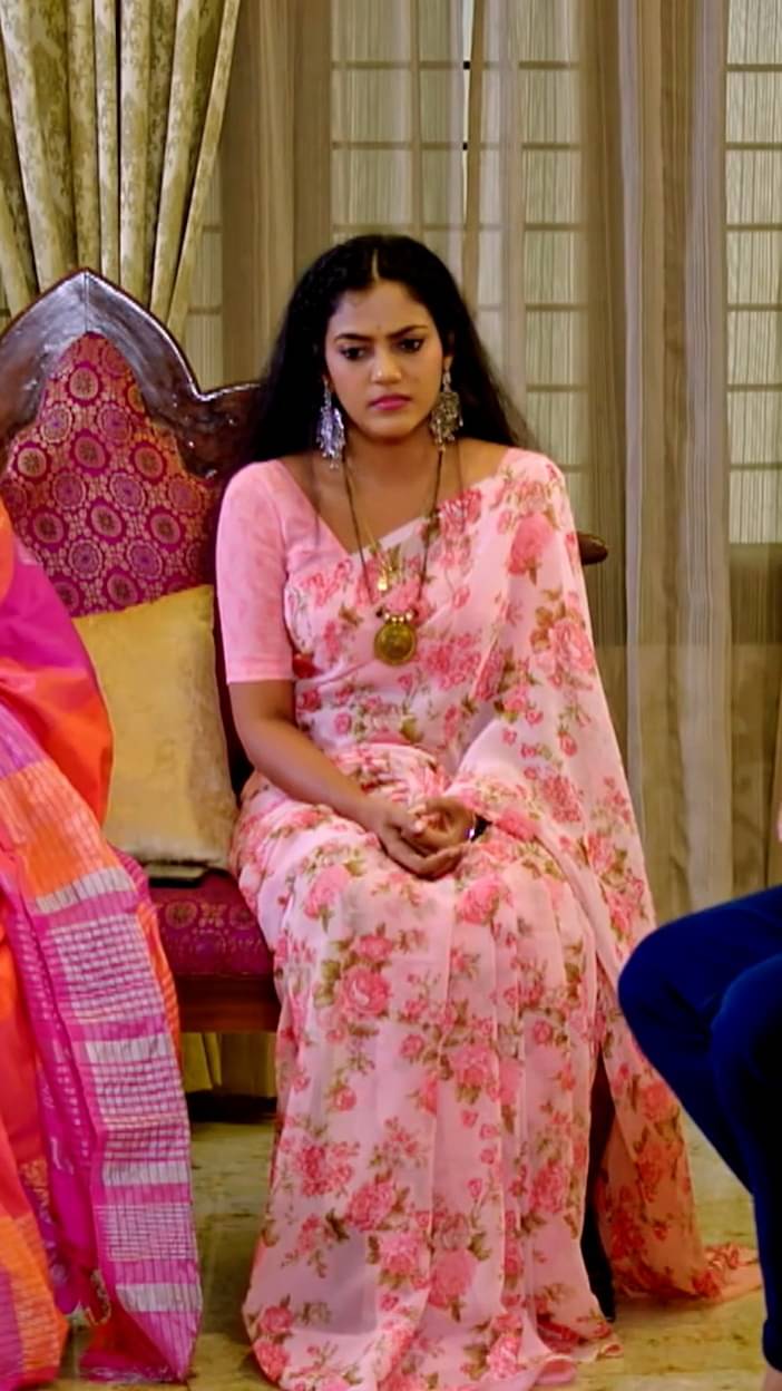 Sariya Georgette Printed Saree With Unstitched Blouse Piece ( Pink ) Sariya Georgette Printed Saree With Unstitched Blouse Piece ( Pink )