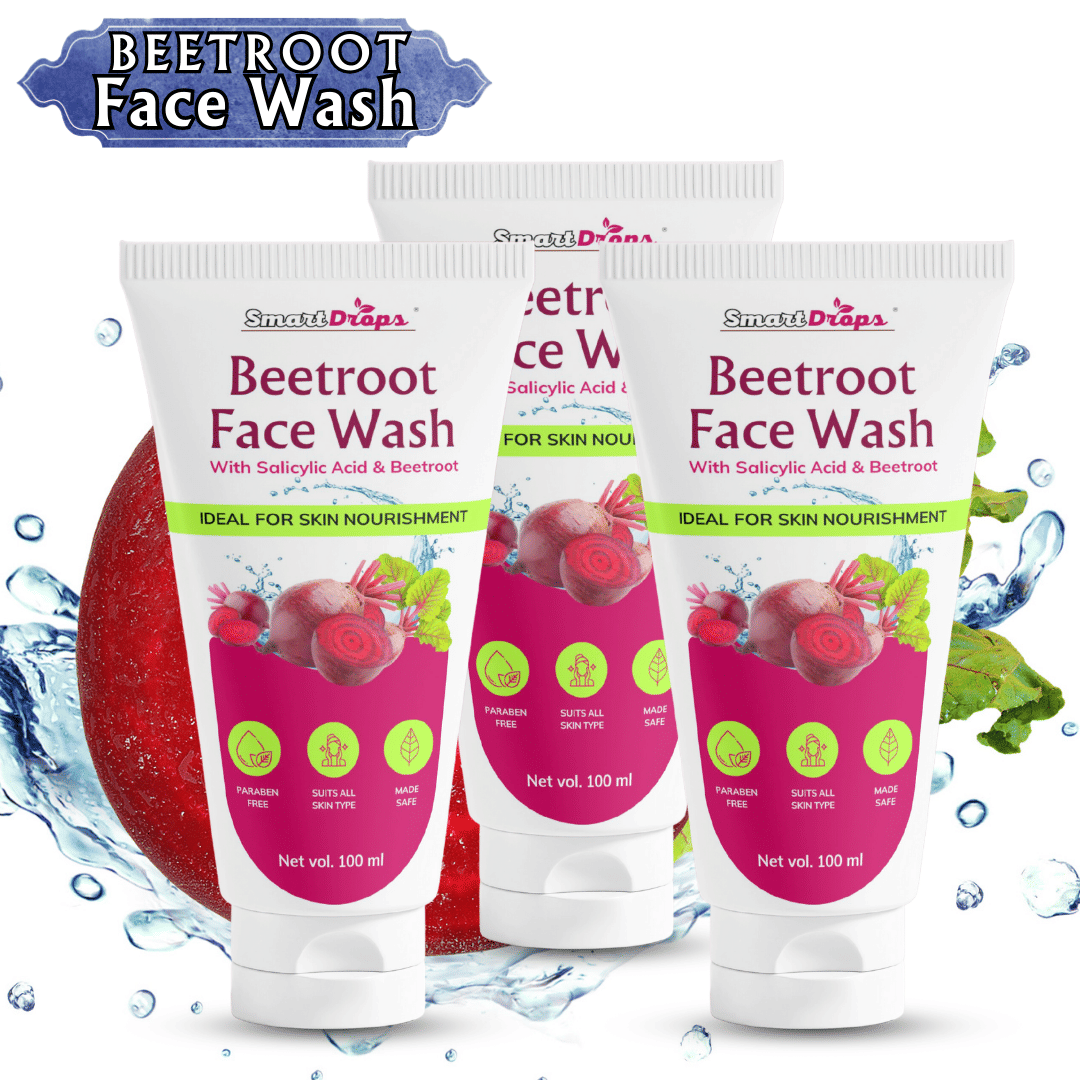     			Smartdrops - Softening and Smoothening Face Wash For All Skin Type ( Pack of 3 )