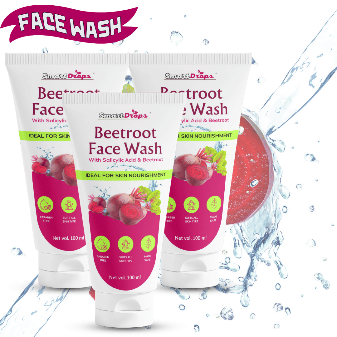     			Smartdrops - Softening and Smoothening Face Wash For All Skin Type ( Pack of 3 )