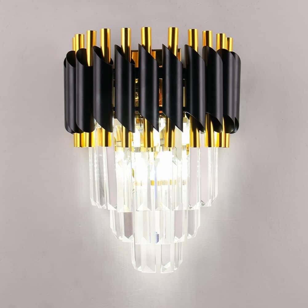     			Spark World Black Down Light Wall Lamp ( Pack of 1 )