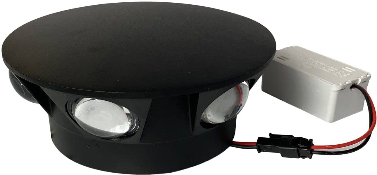     			Spark World Black Swing Arm Wall Light ( Pack of 1 )