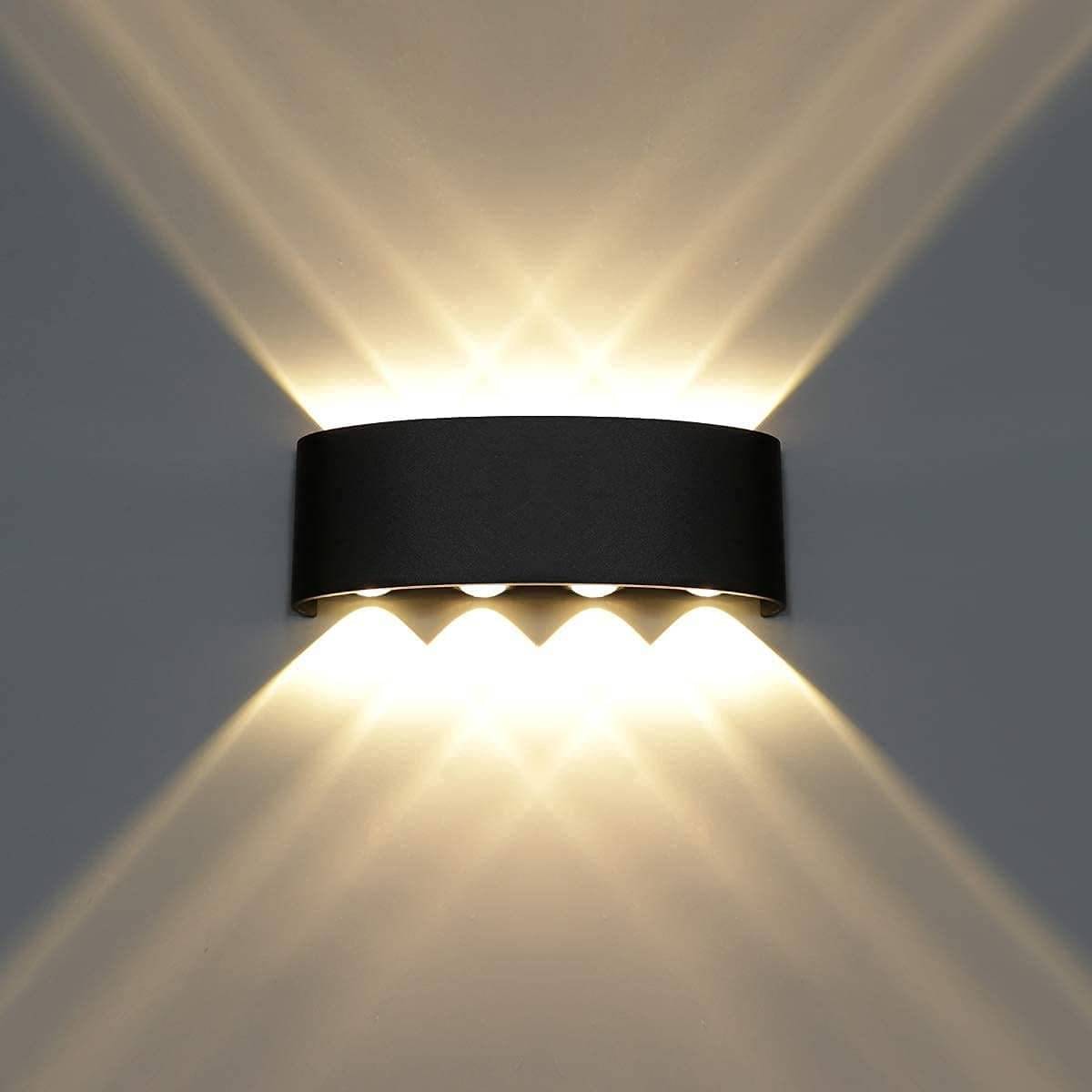     			Spark World Black Up & Down Light Lamp ( Pack of 1 )