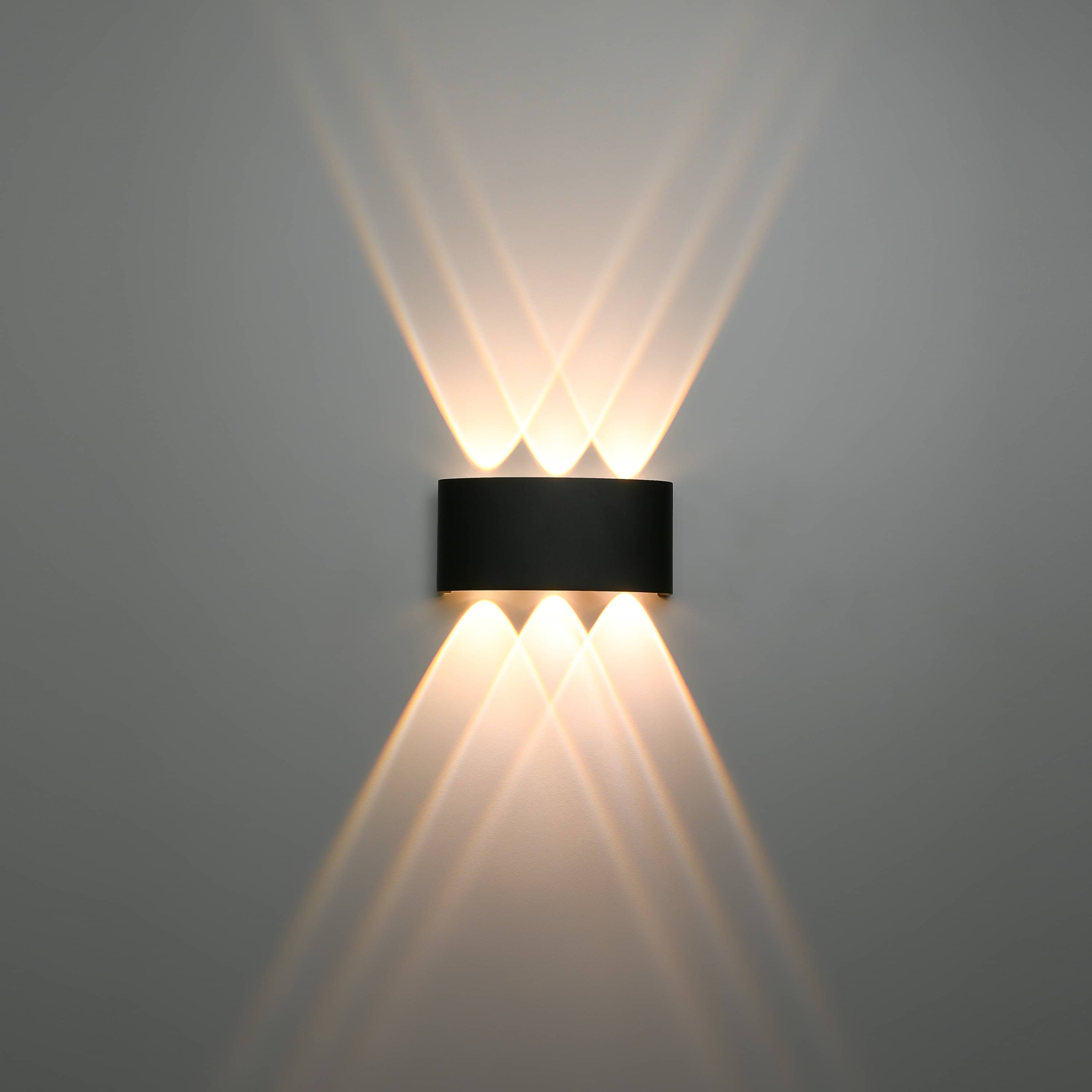     			Spark World Black Up & Down Light Lamp ( Pack of 1 )