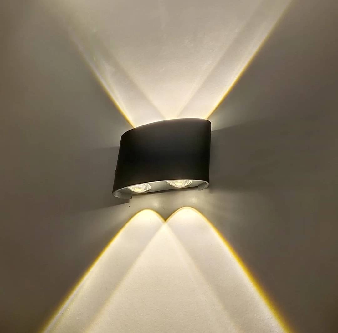     			Spark World Black up & Down Light Lamp ( Pack of 1 )