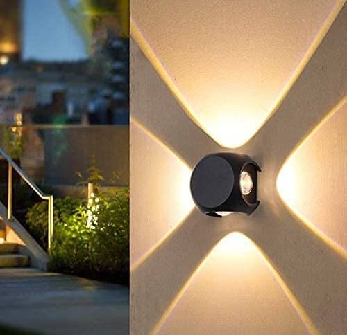 Spark World Black up & Down Light Lamp ( Pack of 1 ) Spark World Black up & Down Light Lamp ( Pack of 1 )