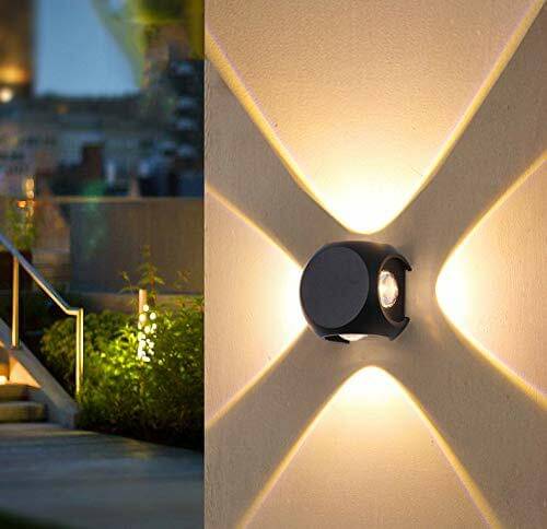     			Spark World Black up & Down Light Lamp ( Pack of 1 )