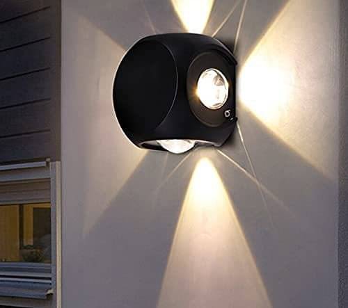     			Spark World Black up & Down Light Lamp ( Pack of 1 )