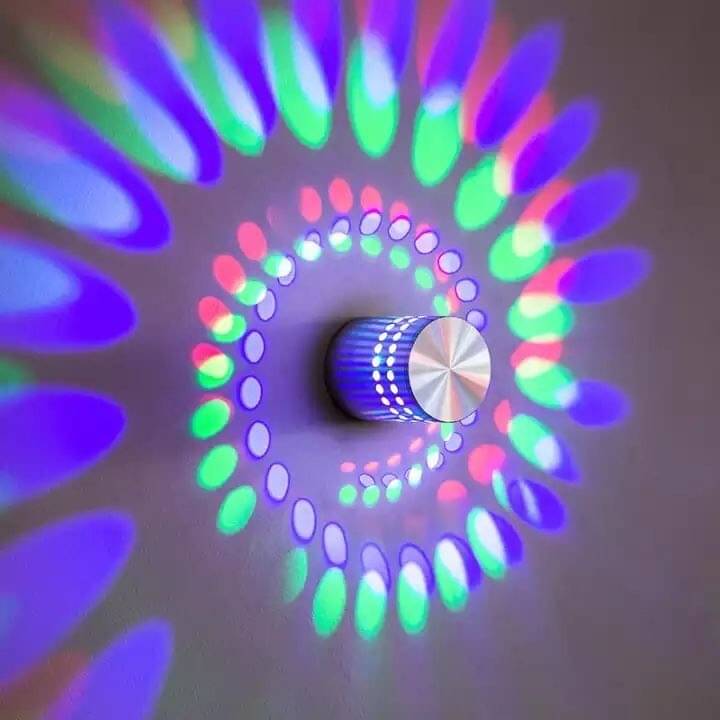     			Spark World Multicolor Swing Arm Wall Light ( Pack of 1 )