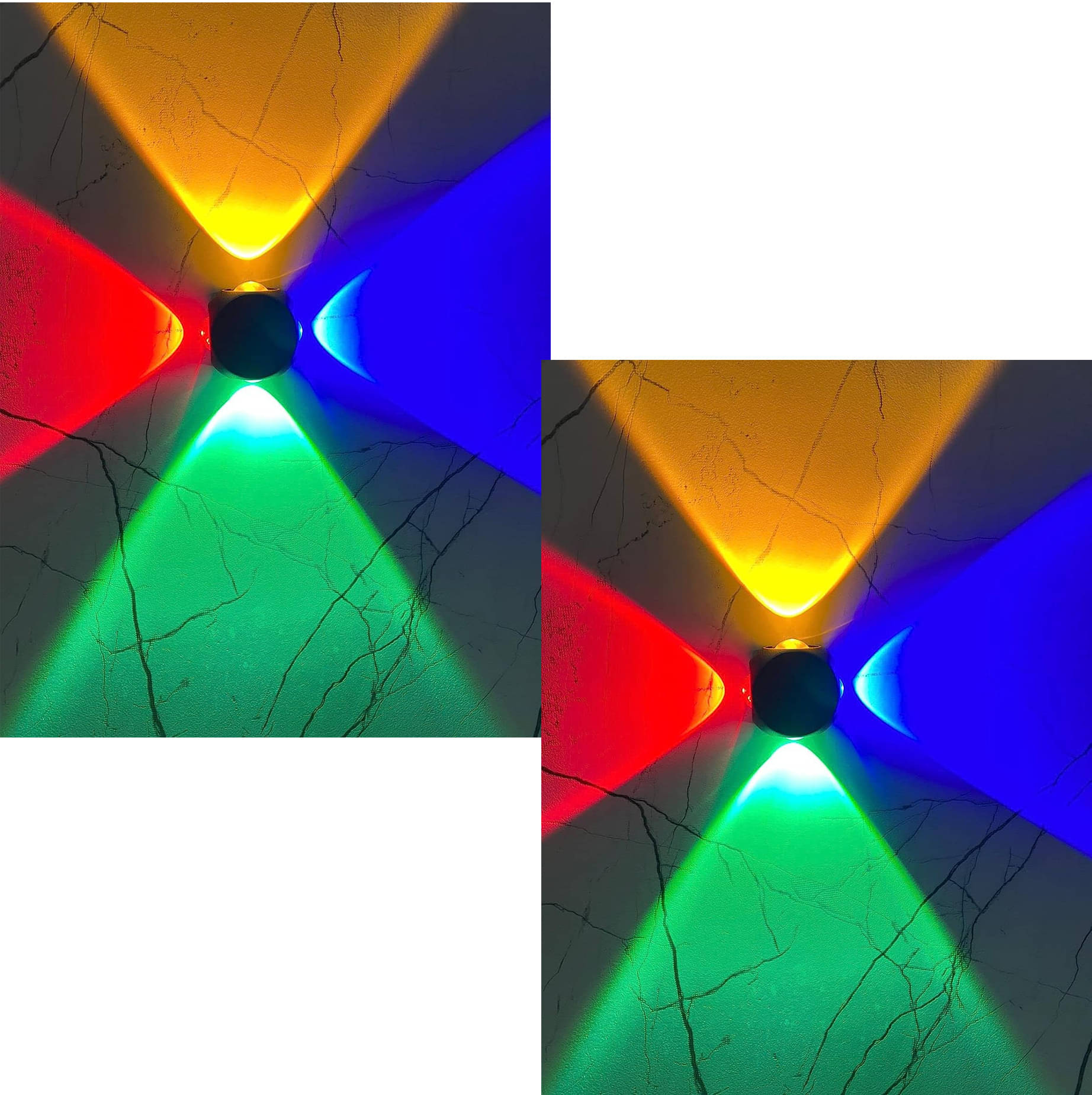 Spark World Multicolor up & Down Light Lamp ( Pack of 2 ) Spark World Multicolor up & Down Light Lamp ( Pack of 2 )