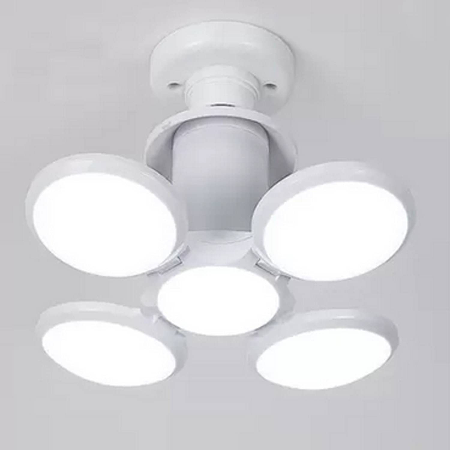 Spark World Plastic Ceiling Light White - Pack Of 1 Spark World Plastic Ceiling Light White - Pack Of 1