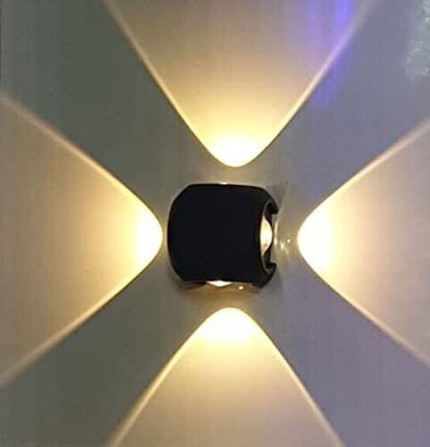     			Spark World Yellow up & Down Light Lamp ( Pack of 1 )