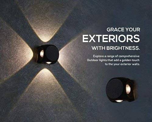    			Spark World Yellow up & Down Light Lamp ( Pack of 1 )