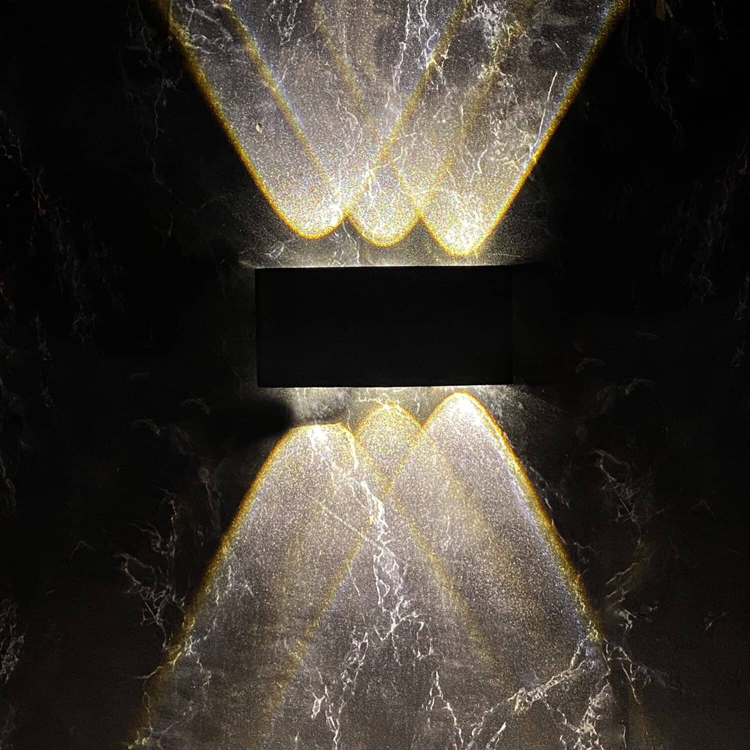     			Spark World Yellow up Light Wall Lamp ( Pack of 1 )