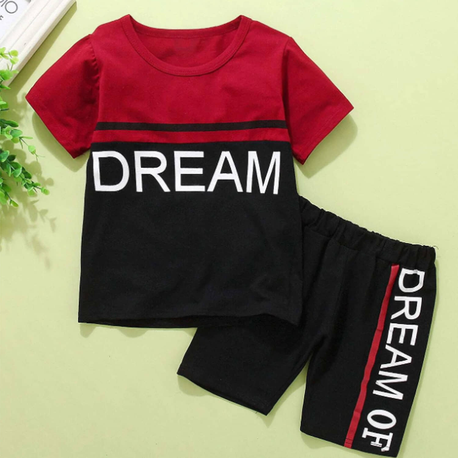 TitTom Pack of 1 Boys Cotton T-Shirt & Shorts Set ( Multicolor 1 )