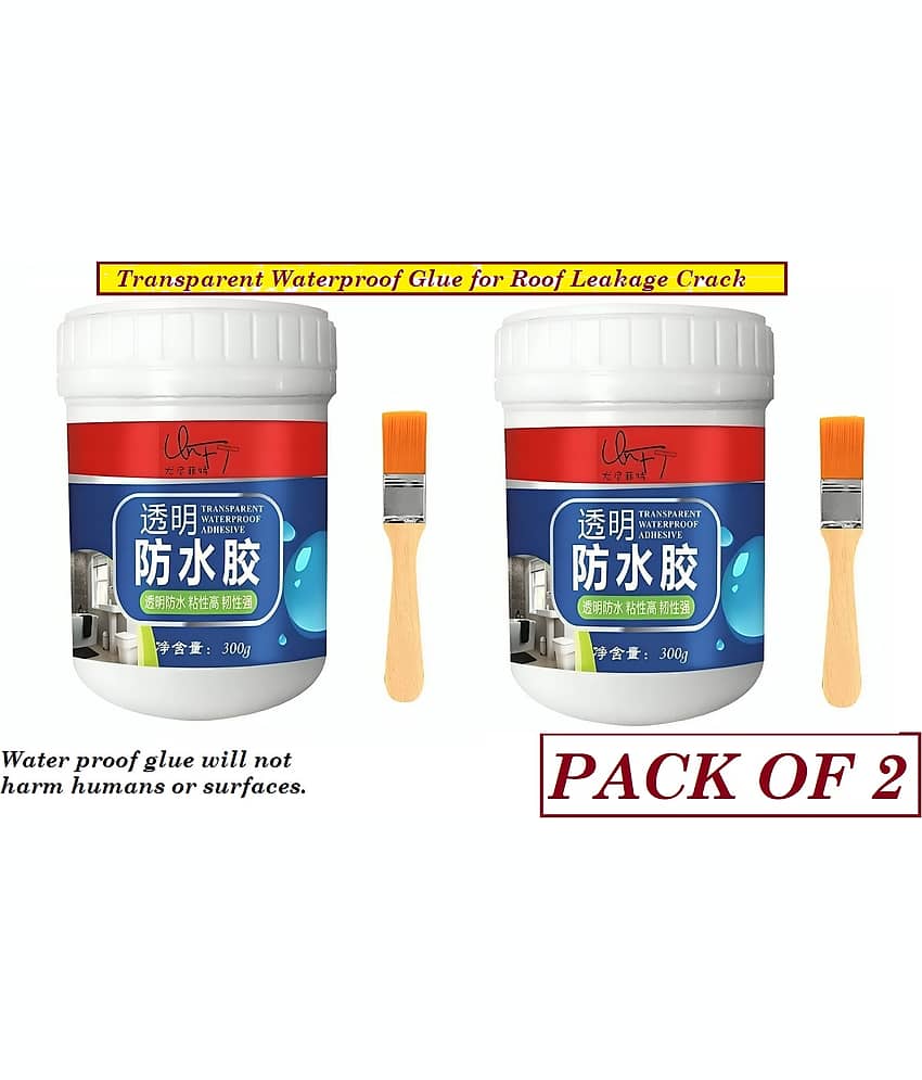 Transparent Waterproof Glue for Roof Leakage Crack Seal Agent Roof Water Leakage Solution Pack of 2 - Stationery | Buy online on ZillyBuy
