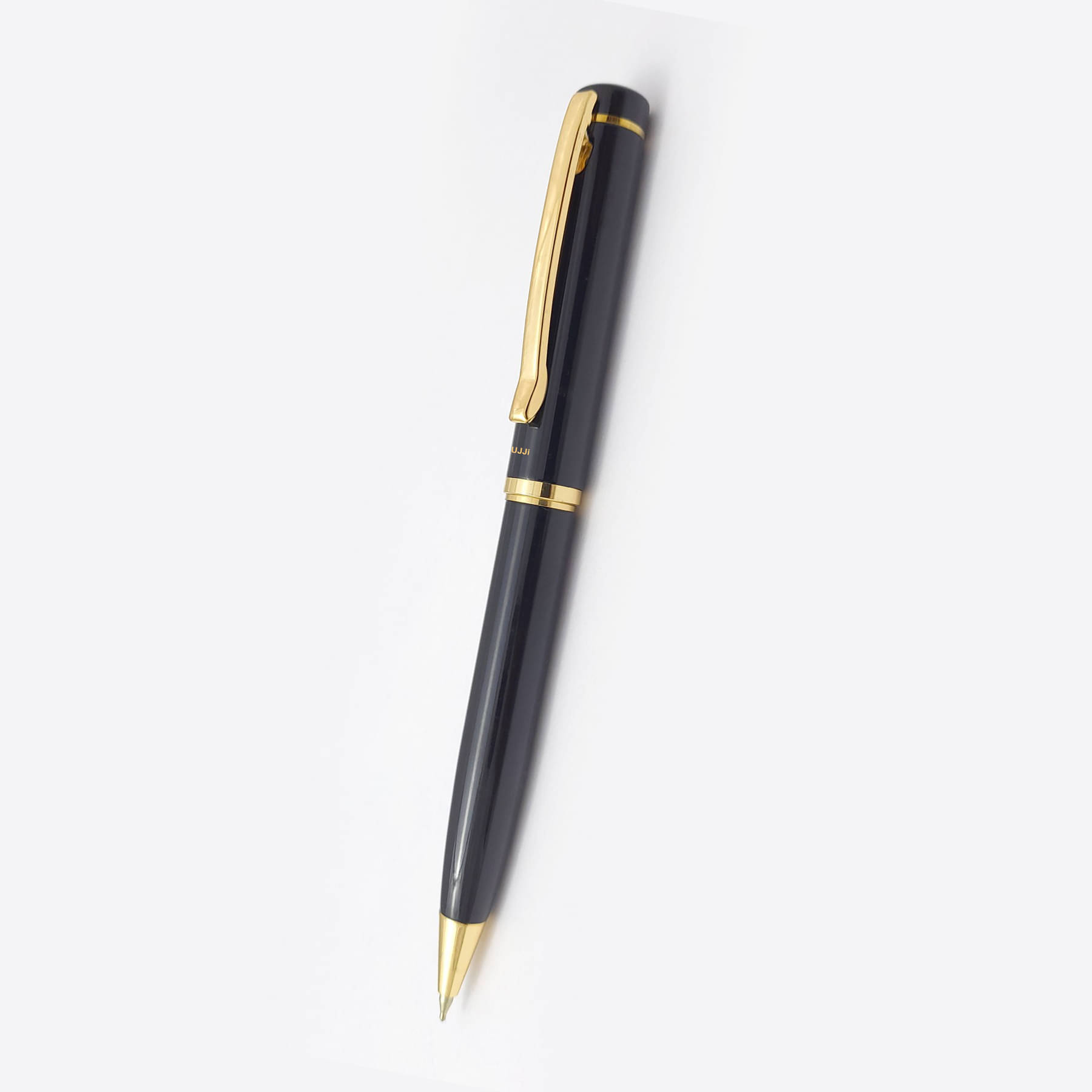     			UJJi Black Colour with Gold Part Ball Pen