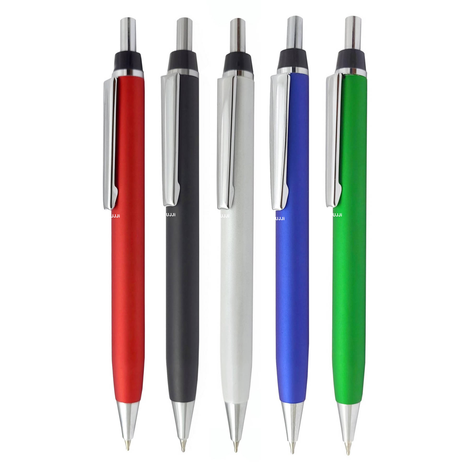 UJJi Click Mechanism Mix Color with Chrome Part Retractable Ball Pen UJJi Click Mechanism Mix Color with Chrome Part Retractable Ball Pen