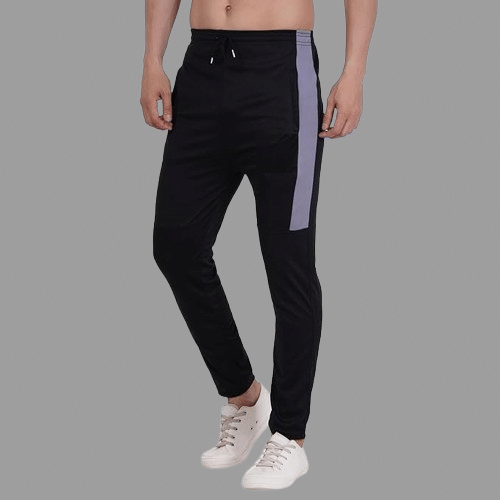     			attitude start of fashion Black Lycra Men's Trackpants ( Pack of 1 )