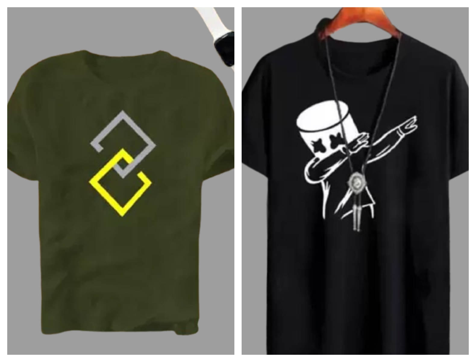     			attitude start of fashion Pack of 2 Polyester Regular Fit Men's T-Shirt ( Black )