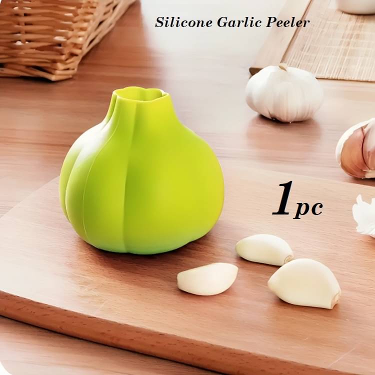     			dust n shine Multicolor Stainless Steel Garlic Peeler ( Pack of 1 )