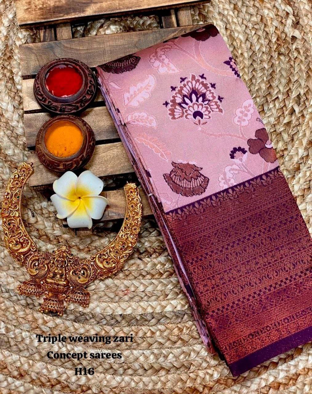 fab woven Art Silk Woven Saree With Unstitched Blouse Piece ( Pink ) fab woven Art Silk Woven Saree With Unstitched Blouse Piece ( Pink )