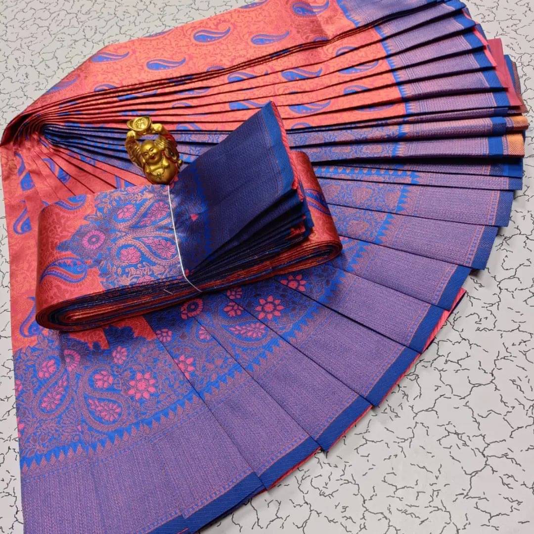 fab woven Art Silk Woven Saree With Unstitched Blouse Piece ( Peach ) fab woven Art Silk Woven Saree With Unstitched Blouse Piece ( Peach )