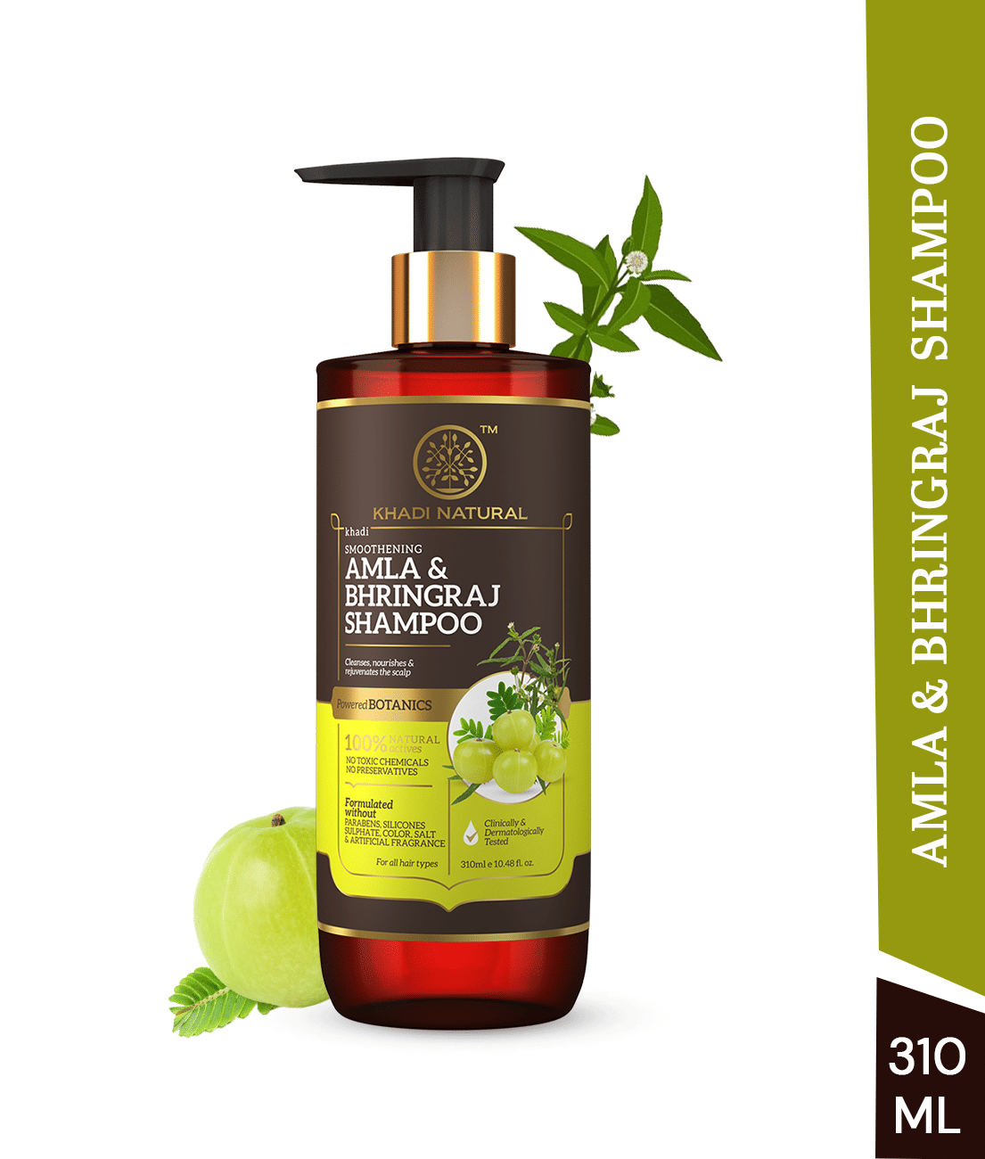 khadi natural Anti Dandruff Shampoo 310ml ( Pack of 1 )