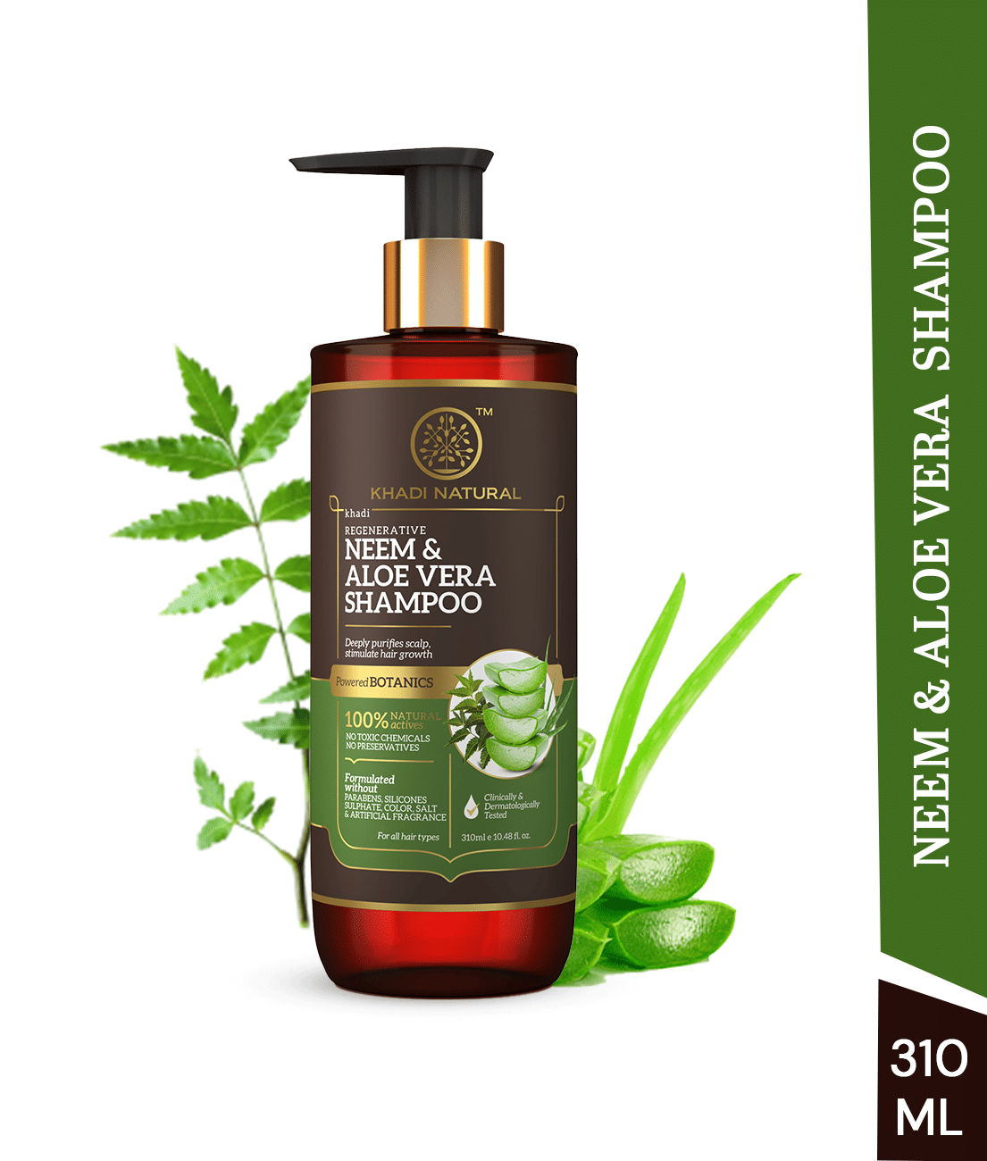 khadi natural Daily Care Shampoo 310ml ( Pack of 1 )