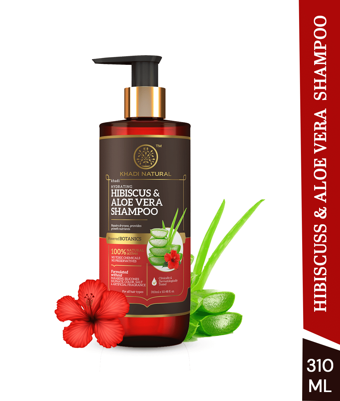 khadi natural Smoothening Shampoo 310ml ( Pack of 1 )