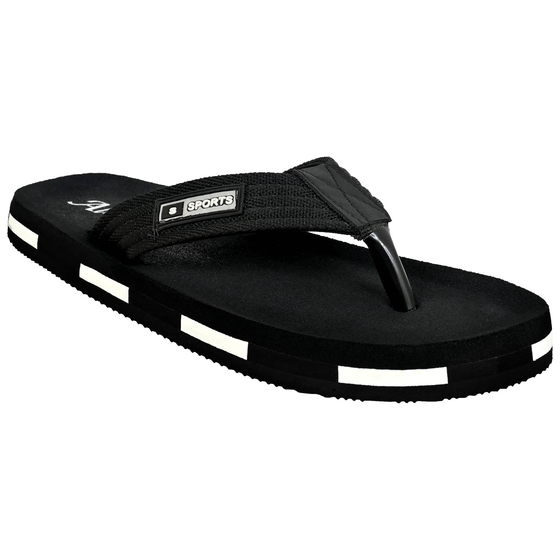     			Chappal Wala Black Men's Thong Flip Flop