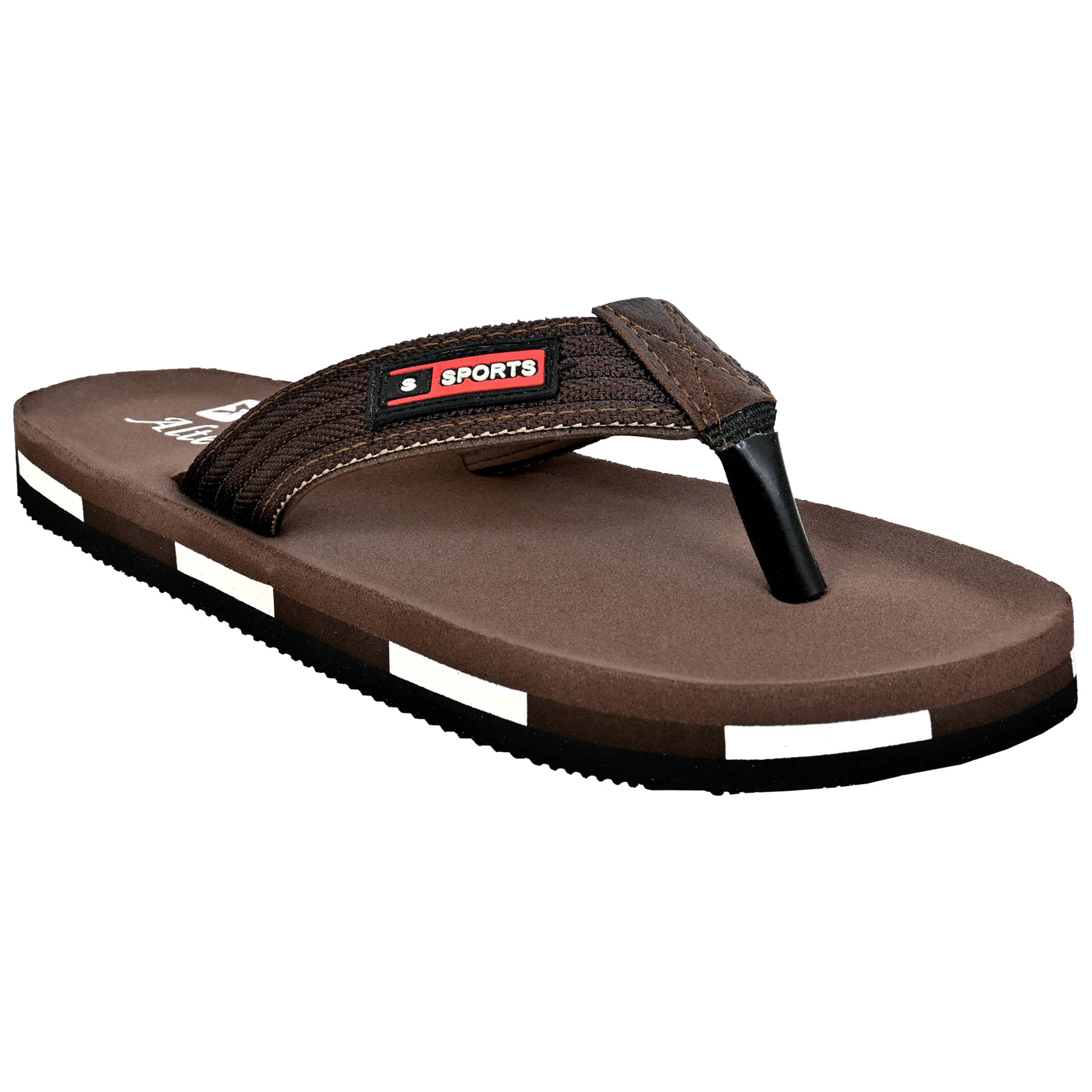     			Chappal Wala Brown Men's Thong Flip Flop