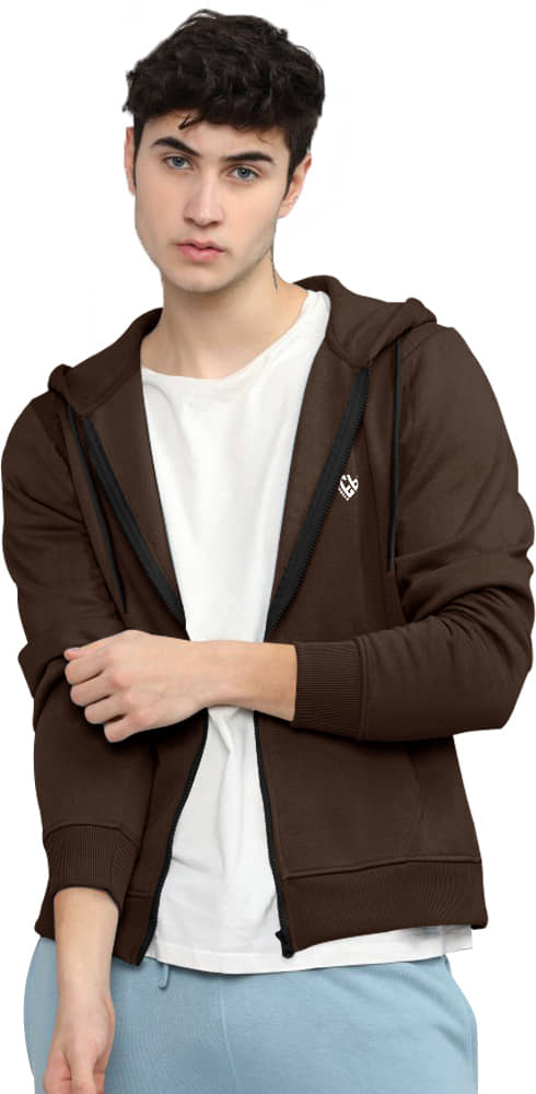 Eyebogler Fleece Hooded Men's Sweatshirt - Pink ( Pack of 1 )