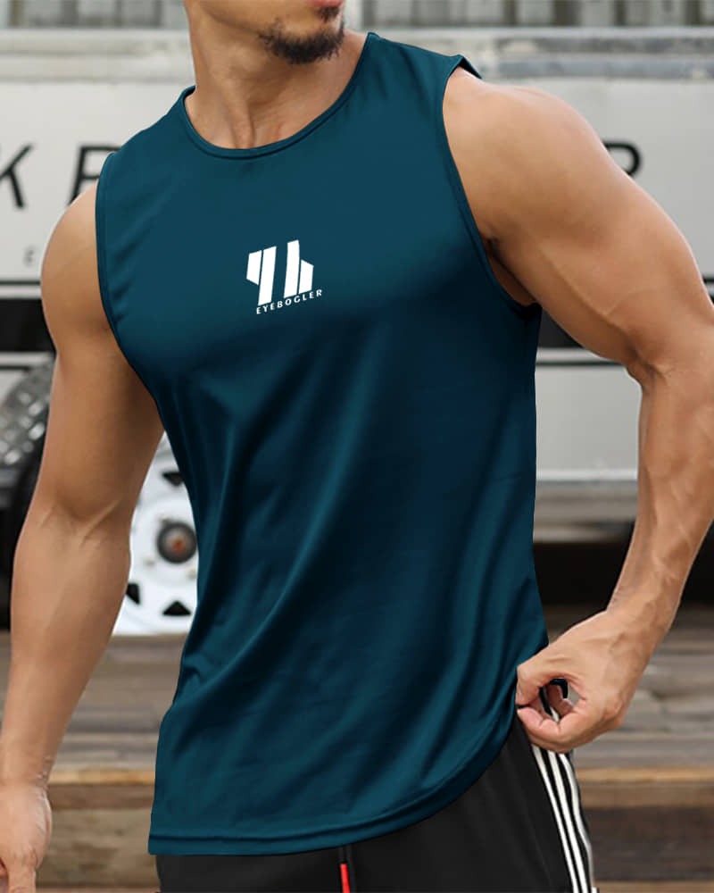 Eyebogler Pack of 1 Cotton Blend Gym Vest For Men ( Black ) - Nightwear & Loungewear | Buy online on ZillyBuy