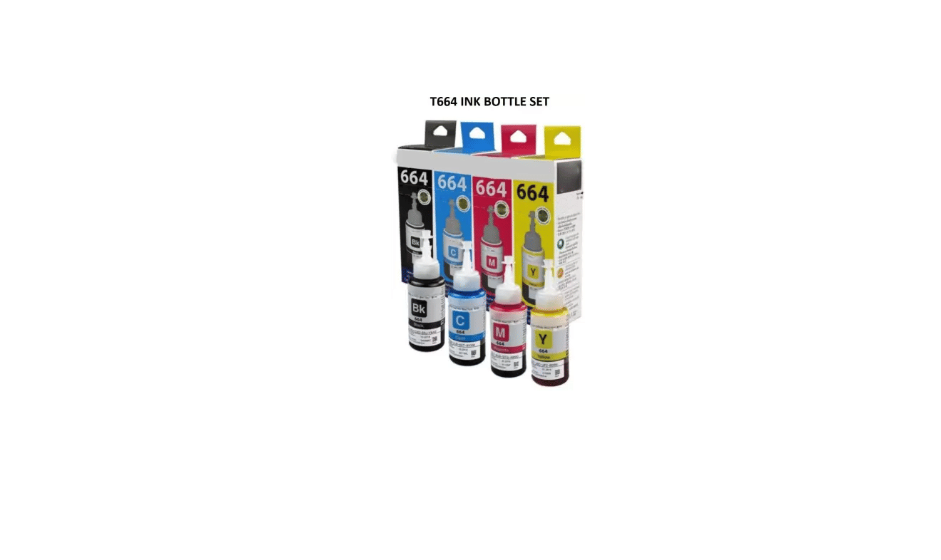     			ID CARTRIDGE 664 INK Assorted Pack of 4 Toner for L110, L200, L210, L300, L350, L355, L550, T7741,M100 M199