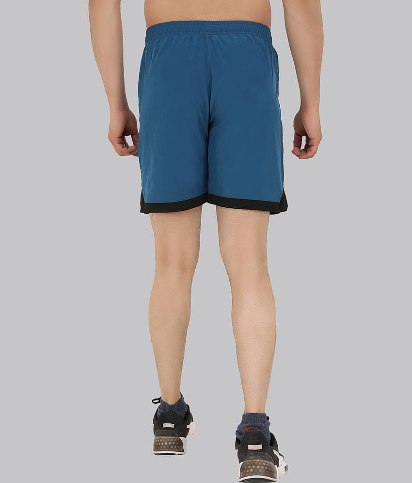 NEVER LOSE Turquoise Polyester Men's Shorts ( Pack of 1 )