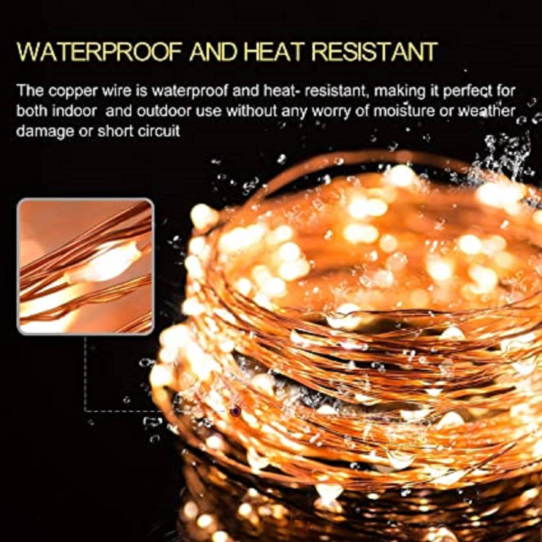     			SPARKWORLD Gold 10 Mtr String Light ( Pack Of 1 )