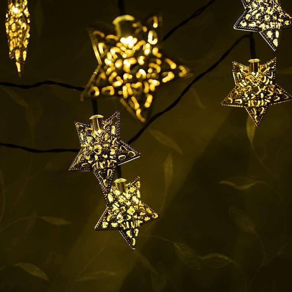     			SPARKWORLD Gold 3M String Light ( Pack Of 1 )